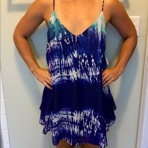 Mumu Tie Dye Circus Mini Dress!